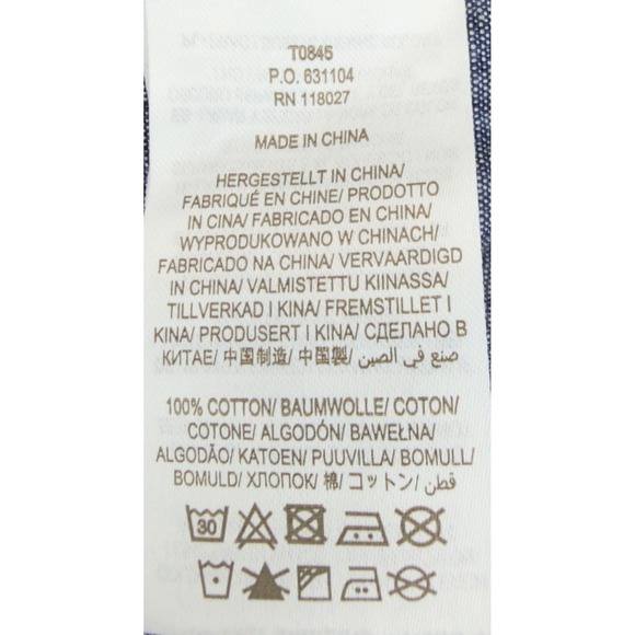 Boden Womens Size 4 Chambray Button Down Shirt Blue Casual Preppy Coastal - Picture 4 of 4